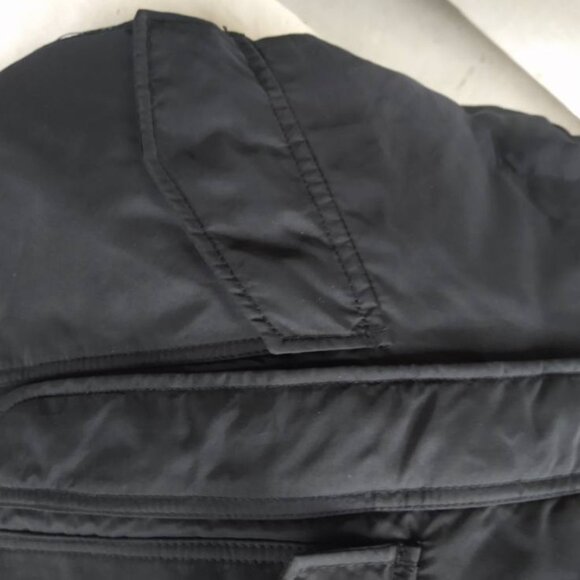 Raincoat, winter black jacket with a hoodie for a junior - Picture 4 of 5